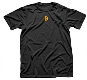 Bitcoin B T-Shirt – Center Logo Graphic Tee